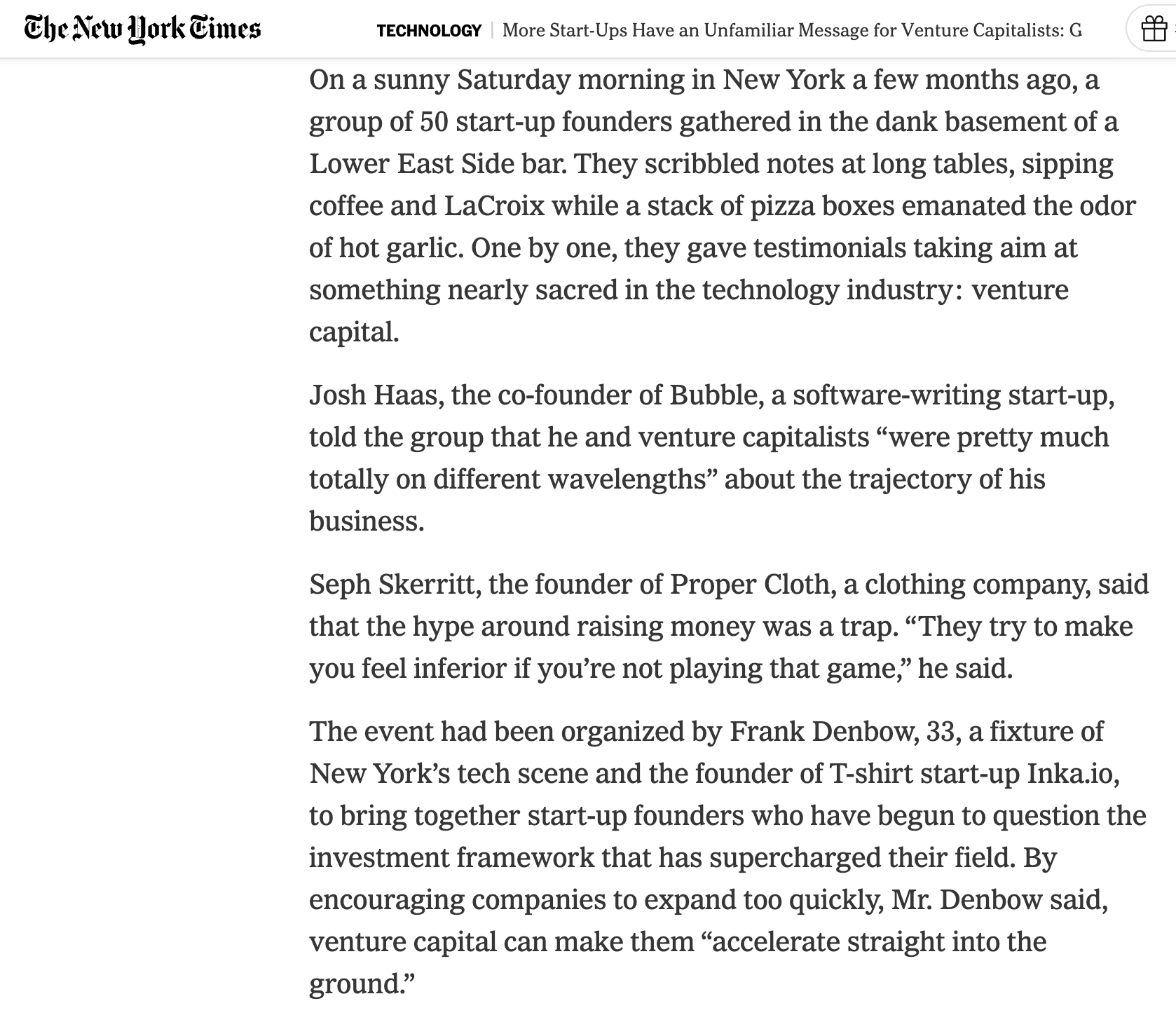 Mentorship and feedback